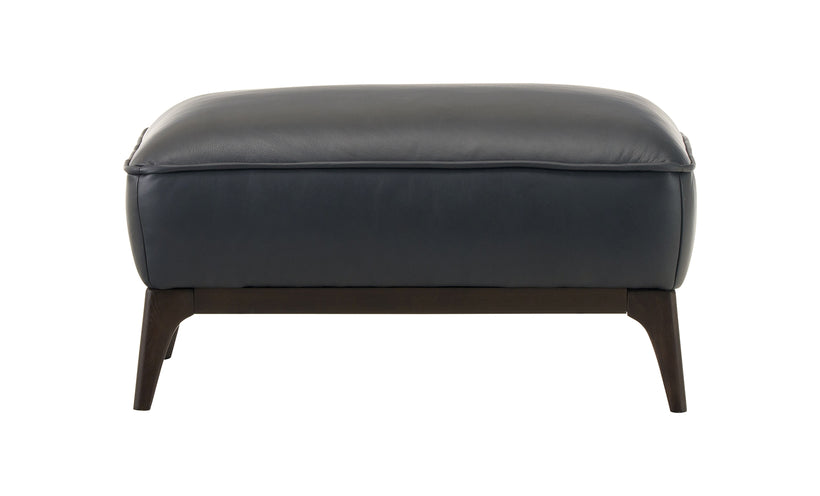 Nadia Leather Ottoman